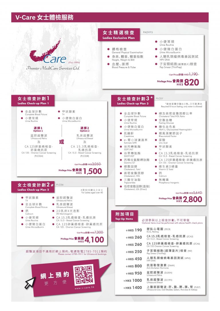 女士身體檢查